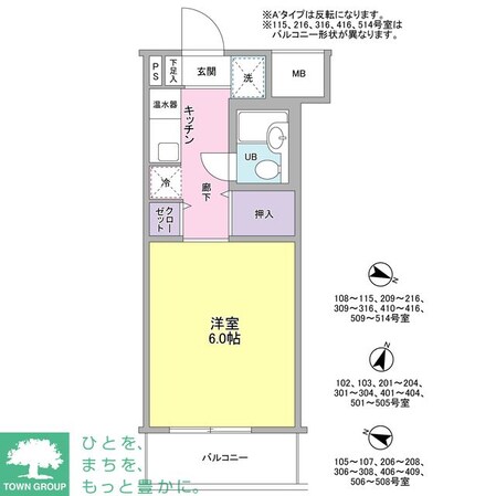 ポート旗の台の物件間取画像